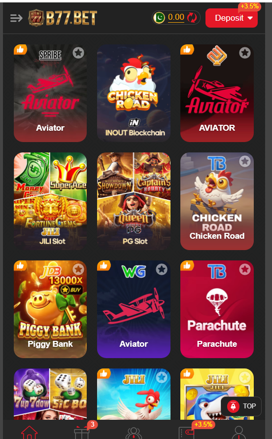 B77 Bet Game Features